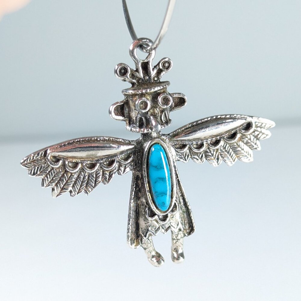 Southwest jewellery Kachina pendant necklace